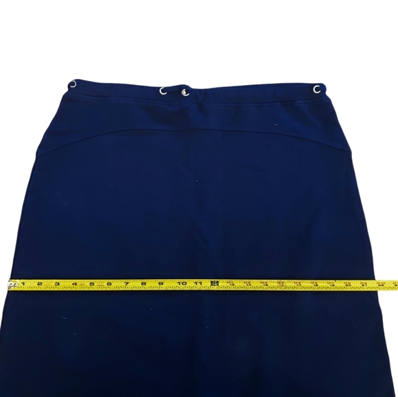 Syracuse Orangemen Cheer Skirt Womens XL Navy Orange Drawstring Embroidere Logo - Picture 3 of 8